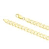 Thumbnail Image 3 of Sterling Silver & 18ct Gold Plated Vermeil 120 Gauge 20 Inch Curb Chain Necklace