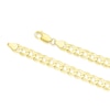 Thumbnail Image 2 of Sterling Silver & 18ct Gold Plated Vermeil 120 Gauge 24 Inch Curb Chain Necklace