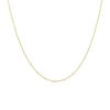 Thumbnail Image 0 of Sterling Silver & 18ct Gold Plated Vermeil 35 Gauge 18 Inch Trace Chain Necklace