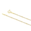Thumbnail Image 2 of Sterling Silver & 18ct Gold Plated Vermeil 35 Gauge 18 Inch Trace Chain Necklace