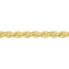 Thumbnail Image 2 of Sterling Silver & 18ct Gold Plated Vermeil 80 Gauge 7.25&quot; Rope Chain Bracelet