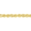 Thumbnail Image 1 of Sterling Silver & 18ct Gold Plated Vermeil 100 Gauge 7.25 Inch Rope Chain Bracelet