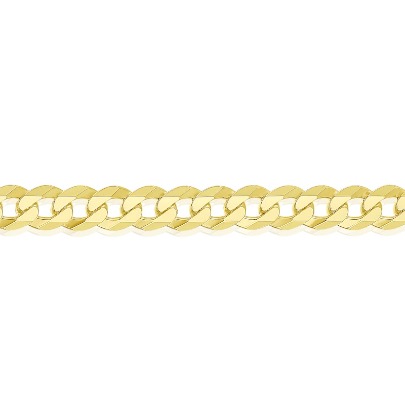 Sterling Silver & 18ct Gold Plated Vermeil 120 Gauge 8 Inch Curb Chain Bracelet