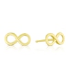 Thumbnail Image 0 of 9ct Yellow Gold Infinity Stud Earrings