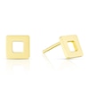 Thumbnail Image 0 of 9ct Yellow Gold Open Square Stud Earrings