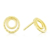 Thumbnail Image 1 of 9ct Yellow Gold Double Circle Stud Earrings