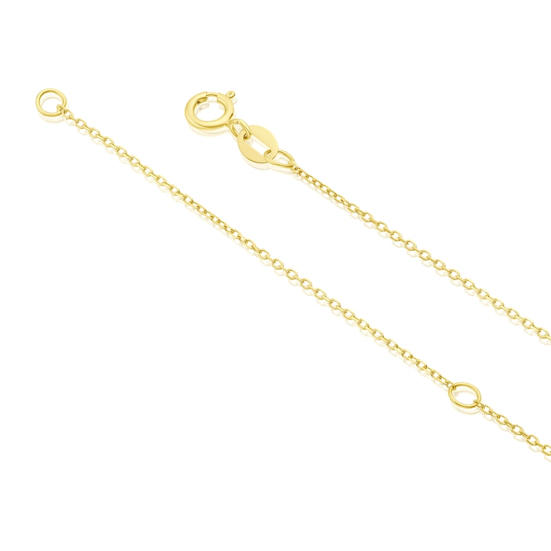 9ct Yellow Gold Knot Pendant Necklace