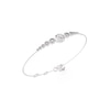 Thumbnail Image 0 of Guess Ladies' Silver Tone Crystal Bangle Bracelet