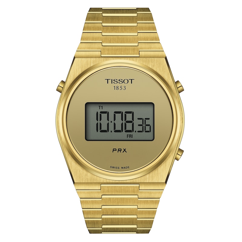 Main Image 1 of Tissot PRX Digital Men's Gold Tone Bracelet Watch