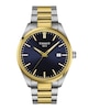 Thumbnail Image 0 of Tissot PR100 Men's Blue Dial Two Tone Stainless Steel Bracelet Watch