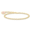 Thumbnail Image 1 of Thomas Sabo Ladies' 18ct Gold Plated Yellow Enamel Charm Carrier Bracelet