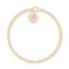 Thumbnail Image 2 of Thomas Sabo Ladies' 18ct Gold Plated Yellow Enamel Charm Carrier Bracelet