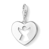 Thumbnail Image 0 of Thomas Sabo Ladies' Sterling Silver Guardian Angel Heart Charm Pendant