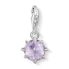 Thumbnail Image 1 of Thomas Sabo Ladies' Sterling Silver Amethyst Cubic Zirconia Charm Pendant Birth Stone June