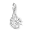 Thumbnail Image 1 of Thomas Sabo Ladies' Sterling Silver Cubic Zirconia Charm Pendant Star & Moon