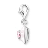Thumbnail Image 1 of Thomas Sabo Ladies' Sterling Silver Pink Cubic Zirconia Heart Charm Pendant