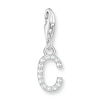 Thumbnail Image 0 of Thomas Sabo Ladies' Sterling Silver Cubic Zirconia Charm Pendant Letter C