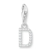 Thumbnail Image 0 of Thomas Sabo Ladies' Sterling Silver Cubic Zirconia Charm Pendant Letter D