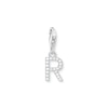Thumbnail Image 0 of Thomas Sabo Ladies' Sterling Silver Cubic Zirconia Charm Pendant Letter R
