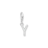Thumbnail Image 0 of Thomas Sabo Ladies' Sterling Silver Cubic Zirconia Charm Pendant Letter Y