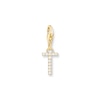 Thumbnail Image 0 of Thomas Sabo Ladies' 18ct Gold Plated Sterling Silver Cubic Zirconia Charm Pendant Letter T