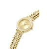 Thumbnail Image 4 of Guess Gala Ladies' Gold Tone Beaded Half Bangle Bracelet Watch
