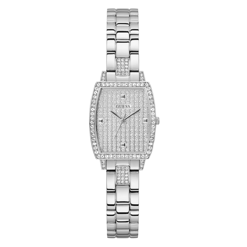 Main Image 1 of Guess Brilliant Ladies' Rectangle Crystal Dial Stainless Steel Bracelet Watch