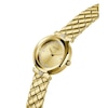 Thumbnail Image 4 of Guess Rumour Ladies' Gold Tone Patterned Half Bangle Watch