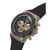 Thumbnail Image 5 of Guess Exposure Men's Stone Set Bezel Black Silicone Strap Watch