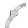 Thumbnail Image 4 of Guess Fame Ladies' Triangle Crystal Dial Silver Tone Stainless Steel Watch