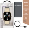 Thumbnail Image 3 of Reflex Active Series 23 Ladies' GP Cream Silicone Strap Smart Watch