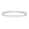 Thumbnail Image 0 of Emmy London Platinum Plated Sterling Silver Round Graduated Cubic Zirconia Stones Tennis Bracelet