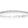 Thumbnail Image 2 of Emmy London Platinum Plated Sterling Silver Round Graduated Cubic Zirconia Stones Tennis Bracelet