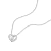 Thumbnail Image 1 of The Forever Diamond Sterling Silver 0.15ct Diamond Heart Necklace