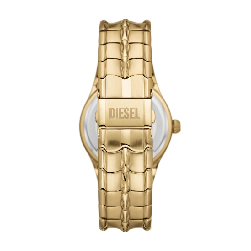 Diesel Vert Men's Gold Dial Gold Tone Stainless Steel Bracelet Watch