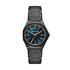 Thumbnail Image 1 of Armani Exchange Ladies' Blue Dial & Black Stainless Steel Bracelet Watch