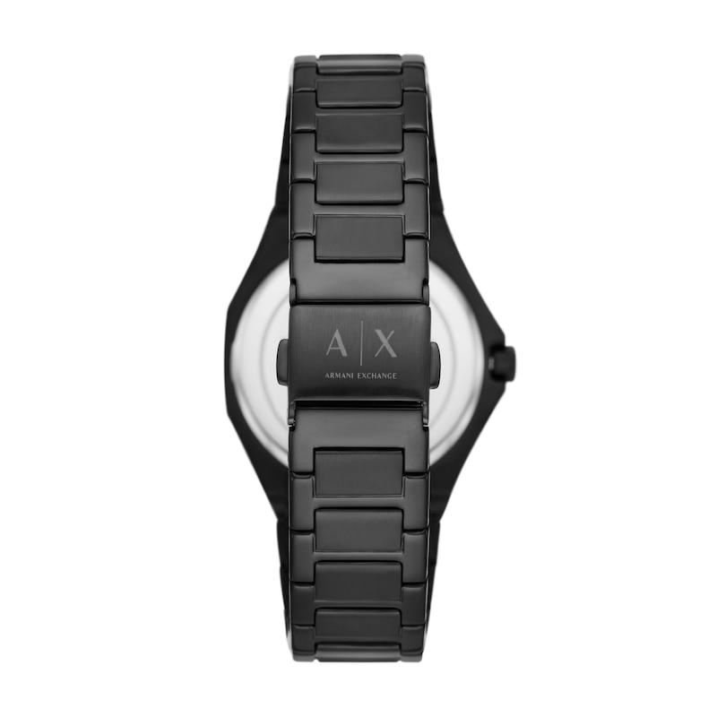 Main Image 3 of Armani Exchange Ladies' Blue Dial & Black Stainless Steel Bracelet Watch