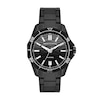 Thumbnail Image 0 of Armani Exchange Men's Black Dial & Black IP Bracelet Watch