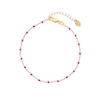 Thumbnail Image 1 of Hot Diamonds X Jac Jossa 18ct Yellow Gold Plated Pink Ocean Bracelet