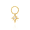 Thumbnail Image 0 of Ania Haie Sterling Silver Gold Plated Cubic Zirconia Star Earring Charm
