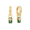 Thumbnail Image 1 of Anie Haie Sterling Silver Gold Plated Malachite Earring Charm