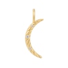 Thumbnail Image 0 of Ania Haie Sterling Silver Gold Plated Cubic Zirconia Moon Charm