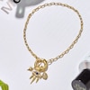 Thumbnail Image 1 of Ania Haie Sterling Silver Gold Plated Cubic Zirconia Evil Eye Charm