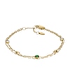 Thumbnail Image 0 of Fossil Sadie Ladies' Sparkle Gold-Tone Chain Bracelet