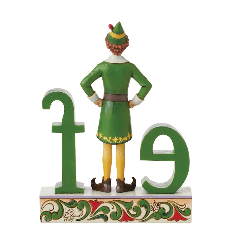 Main Image 2 of Buddy The Elf Standing In Word Figurine