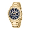 Thumbnail Image 1 of Maserati Competizione Men's Blue Chronograph Dial Gold Tone Bracelet Watch