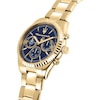 Thumbnail Image 4 of Maserati Competizione Men's Blue Chronograph Dial Gold Tone Bracelet Watch