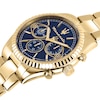 Thumbnail Image 5 of Maserati Competizione Men's Blue Chronograph Dial Gold Tone Bracelet Watch