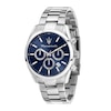 Thumbnail Image 0 of Maserati Attrazione Men's Blue Dial Stainless Steel Bracelet Watch
