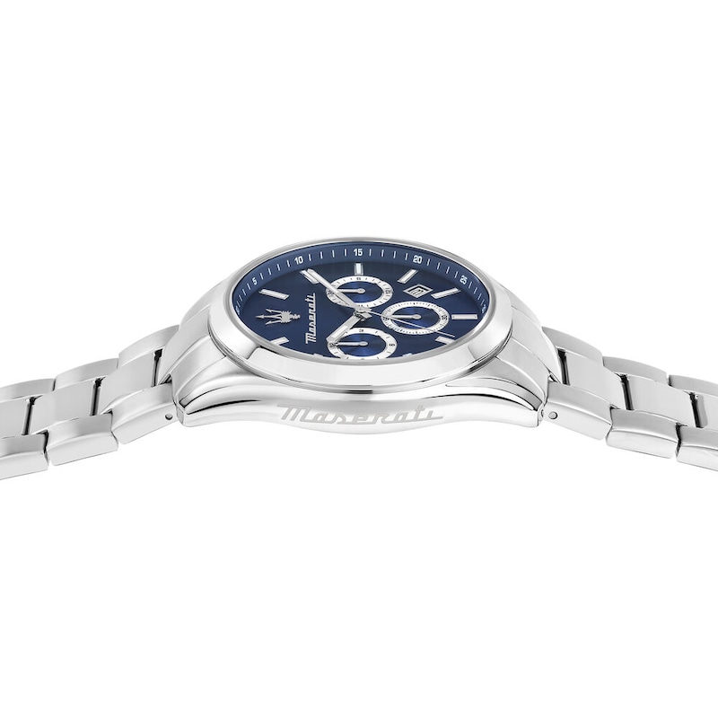 Maserati Attrazione Men's Blue Dial Stainless Steel Bracelet Watch